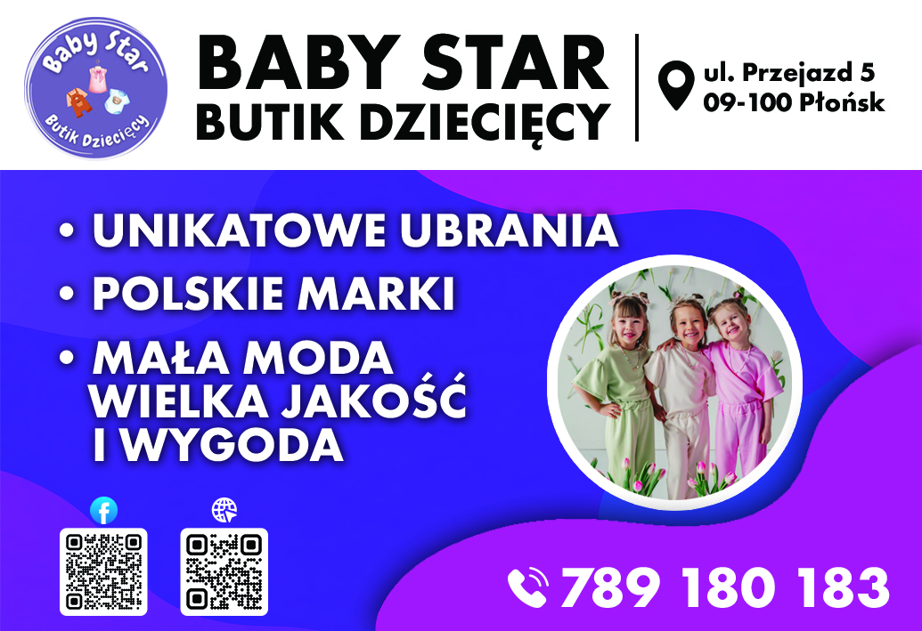 ubrania dziecięce PŁOŃSK
